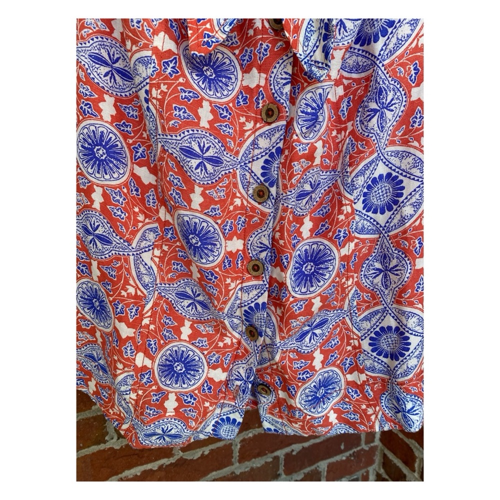 NWOT Anthropologie Maeve Buttondown Halter Mini Dress  Size Small - Picture 9 of 14